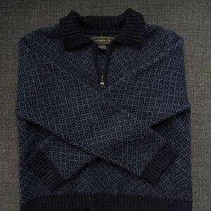 Vintage Abercrombie Wool Quarter Zip